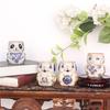 Hand-Painted Pastoral Owl Mug with Handle 