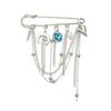 Love Moon Element Tassel Brooch Clothing Light Luxury Functional Pin Accessories