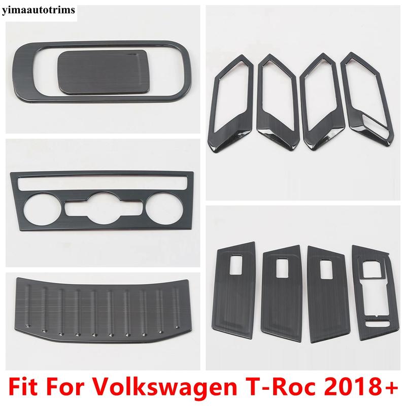 Window Lift / Rear Anti Panel / Central AC Air Panel / Handle Bowl Cover Trim Accessories For Volkswagen T-Roc T Roc 2018 - 2025