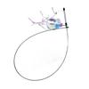Katzen-Spielangel Flexible Drahtgriff Interaktive Katzen-Spielangeln mit Lebendiger Beute für Katze Kätzchen