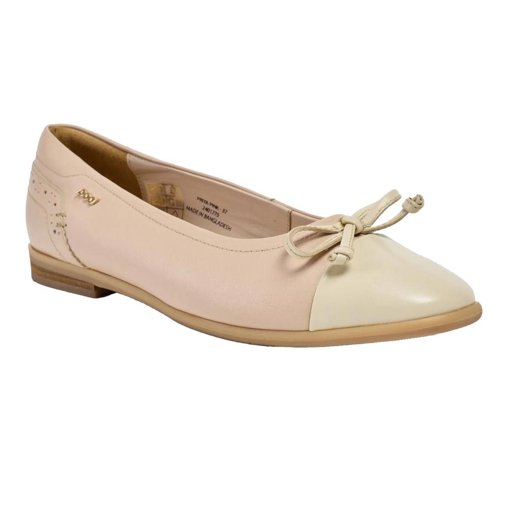 POD Womens/Ladies Priya Ballet Leather Flats