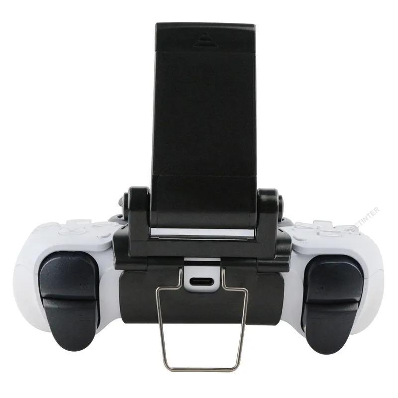 For PS5 Controller Gamepad Mobile Cell Phone Stand Smart Grip Mounting Bracket Suit for PS5 Accessories with Adjustable Width 5