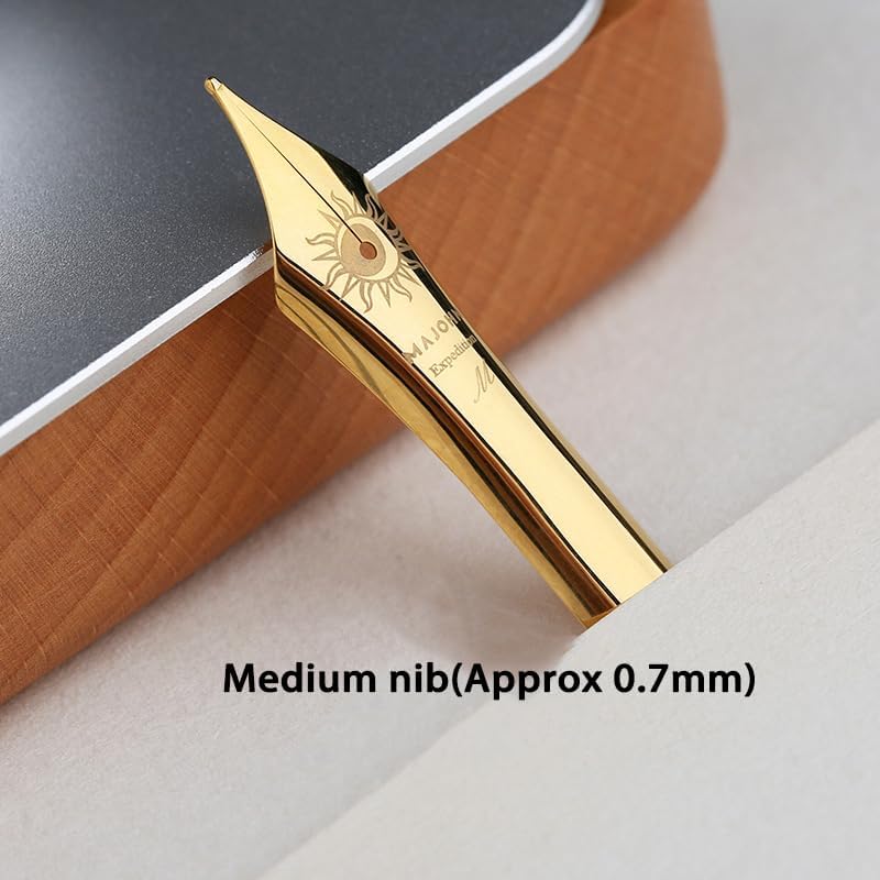 2PCS Majohn NO.8 Fountain Pen Nib F, M Size Compatible with Majohn NO.8 P139, P140 Fountain Pen