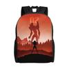Custom EVA Evangelions Backpack Men Women Casual Bookbag for School College Manga Bags