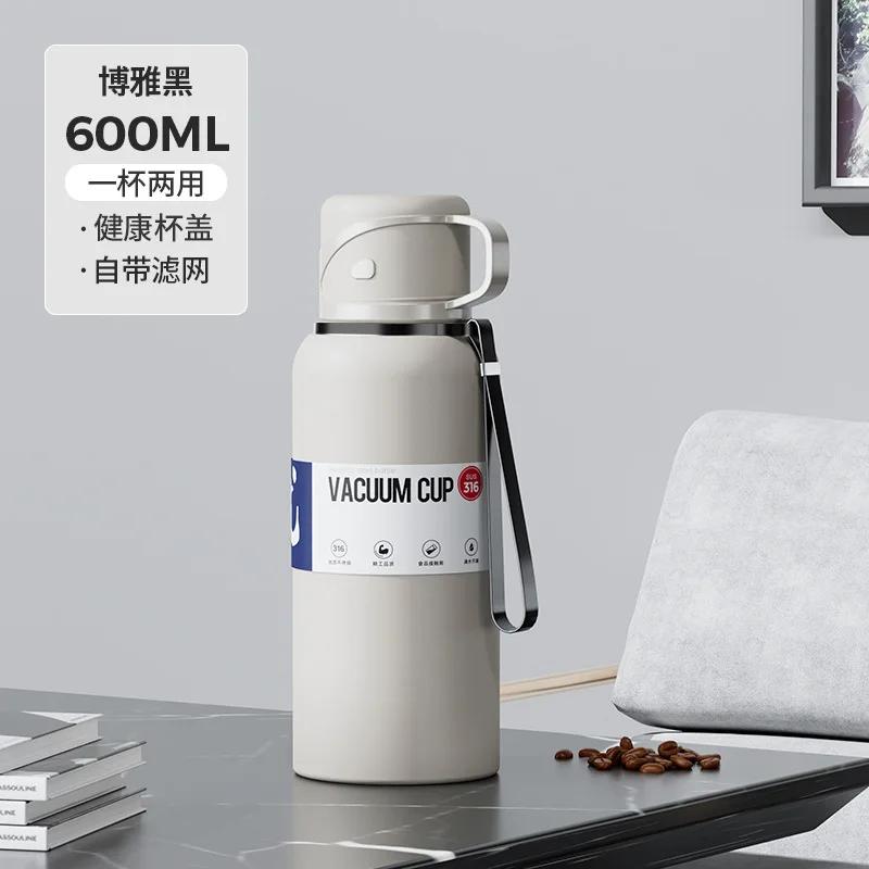 1.5 2L 600 1000ml  Stainless Steel  Thermos Coffee Cup Bottle Keep Hot Cold Thermos Vacuum Flasks Water Bottle Tea Vacuum Kettle