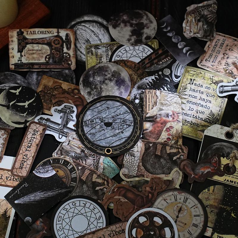 Yi Niao Retro Journal Stickers: Old Times Series DIY Decorative Pack
