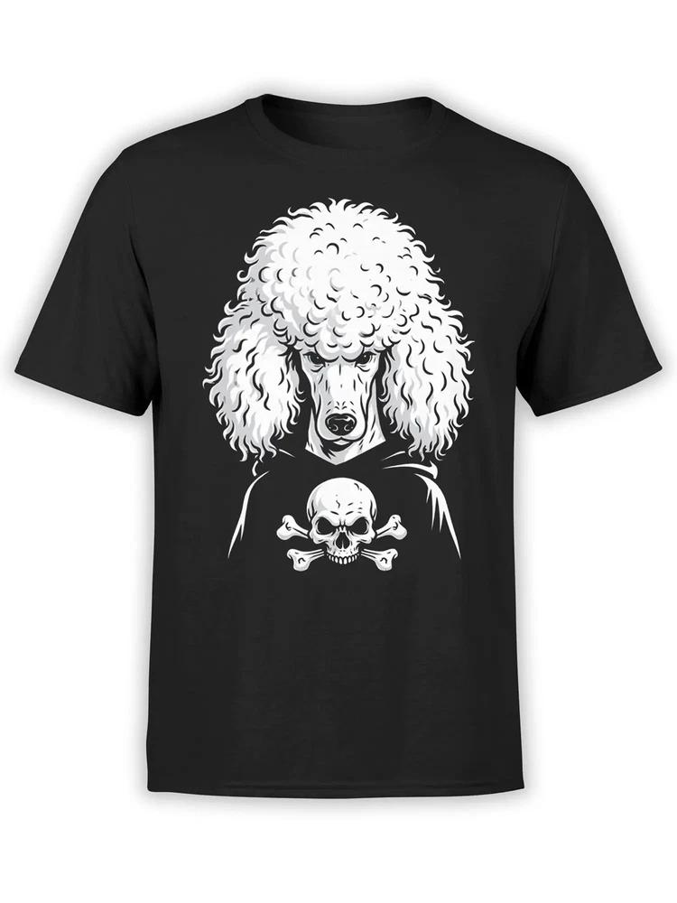 Skull Groomer Poodle Tshirt Unisex S