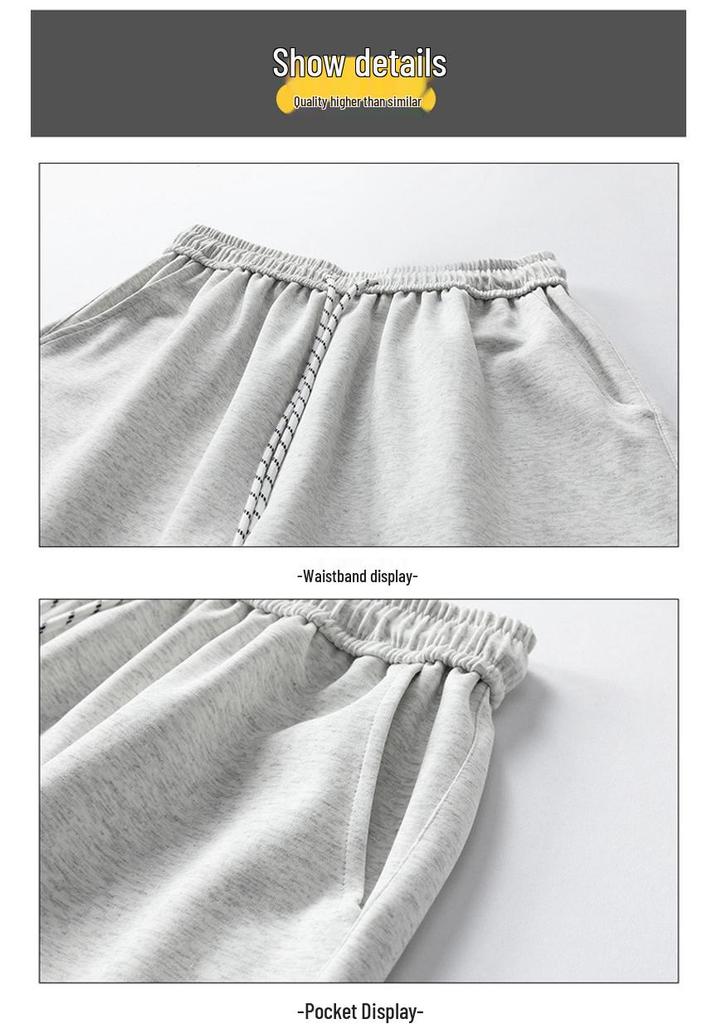 Men's Two-Piece Summer Set: Short Sleeve Tee & Five-Point Pants – Trendy, Sporty, Casual