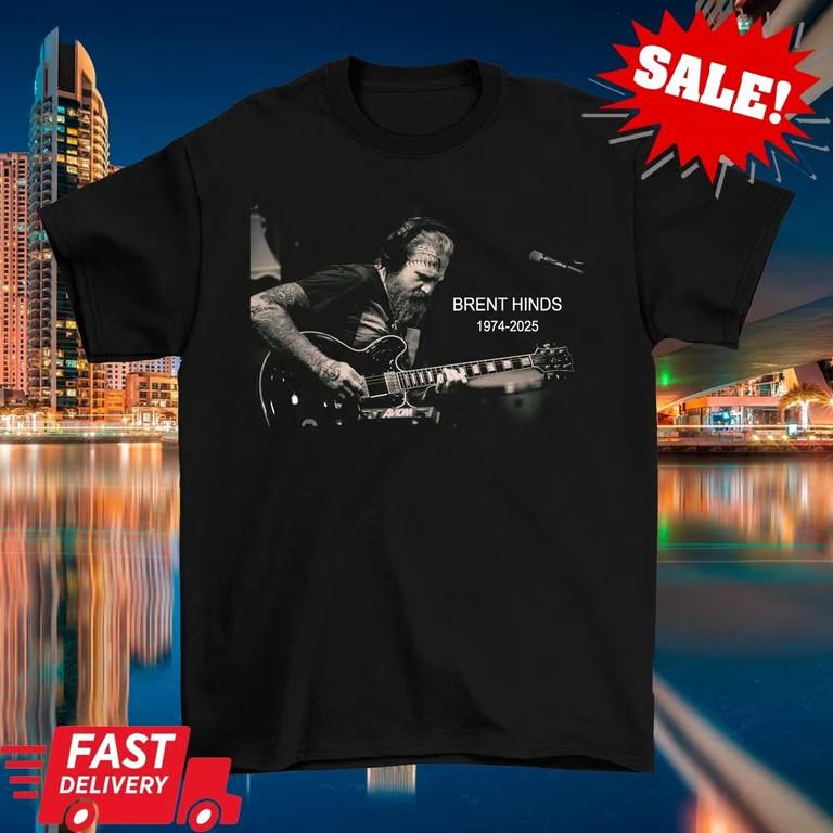 

Brent Hinds 1974 2025 Thank You Guitarist Shirt Unisex Black Unisex T-Shirt L