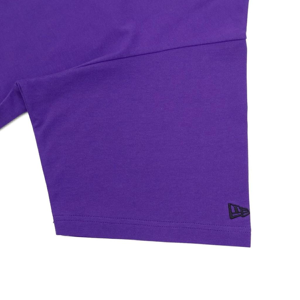 NEW ERA Oversized Cotton Box Logo True Purple Black M T-Shirt