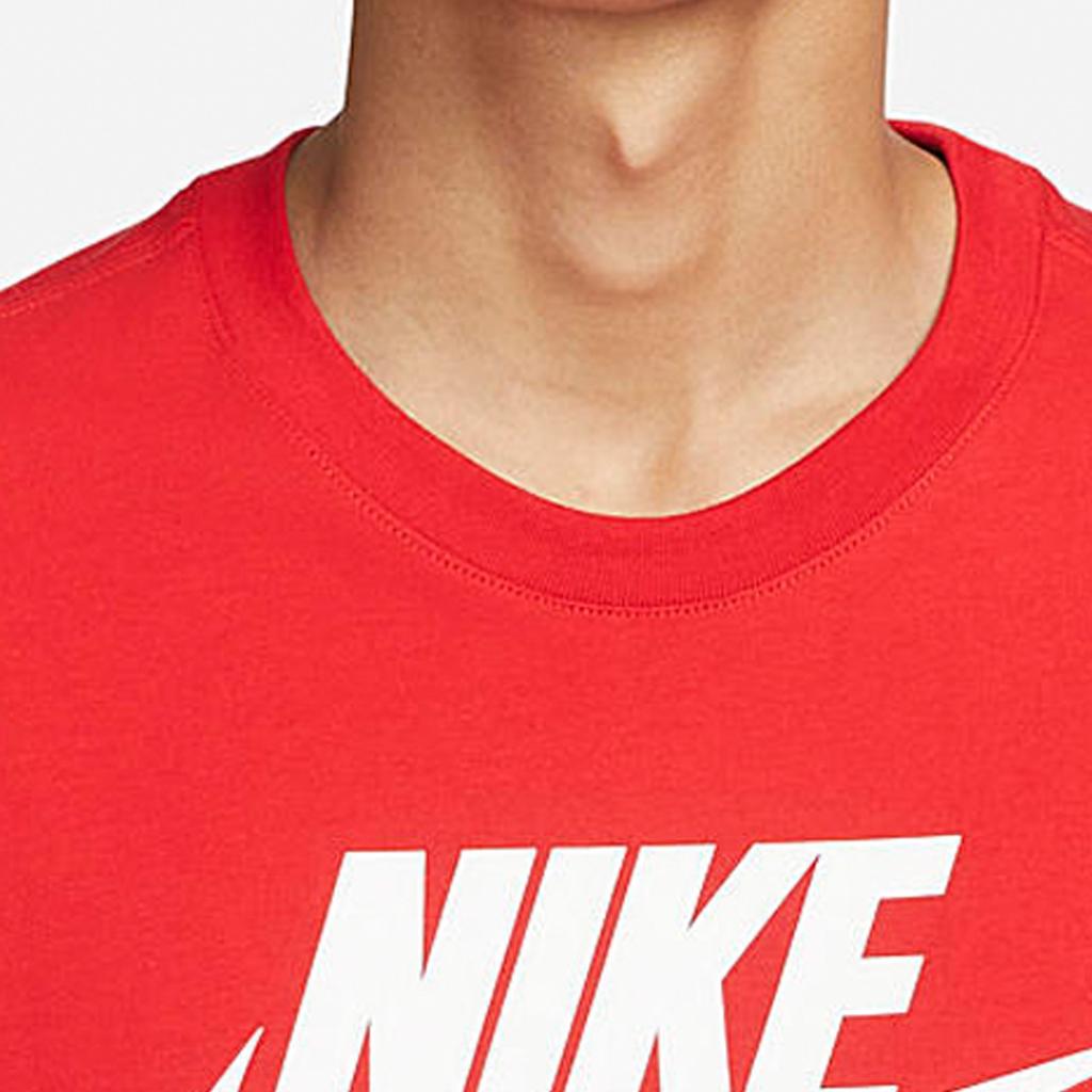 Nike Logo Printed Sportswear T-Shirt 'Red White' Men's DX1986-657