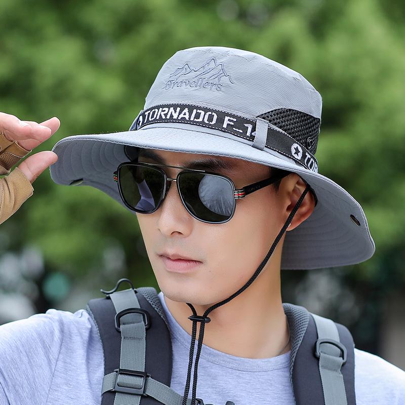 

Мужская летняя широкополая шляпа для рыбалки и альпинизма One Size