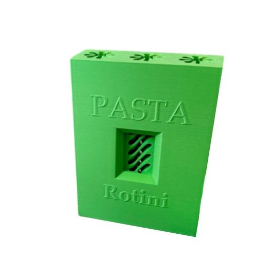 3D Printed Pasta Play Set Sensory Fidget Toy with Spiral зелёный