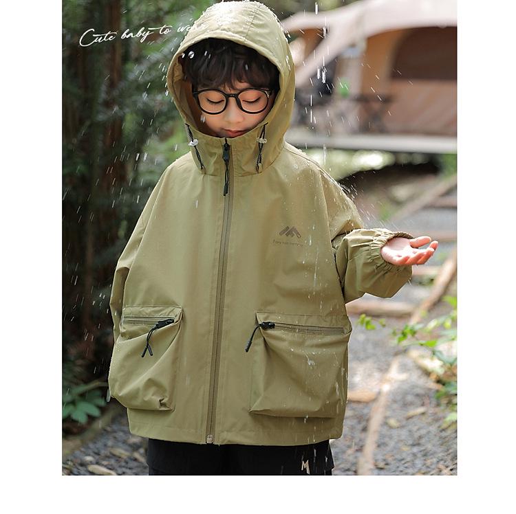 2025 Frühling/Herbst Kinder Wasserdichte Windjacke für Jungen - Outdoor Bergsteigerstil