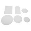 6Pcs Special Shape Mirror Wall Sticker Acrylic Decorative Background Wall Sticker for Home Office