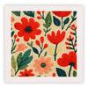 Frame Punch Needle Embroidery Starter Kits Fresh Flower Square Embroidered Kit Cross Stitch Art and Crafts Supplies Adults