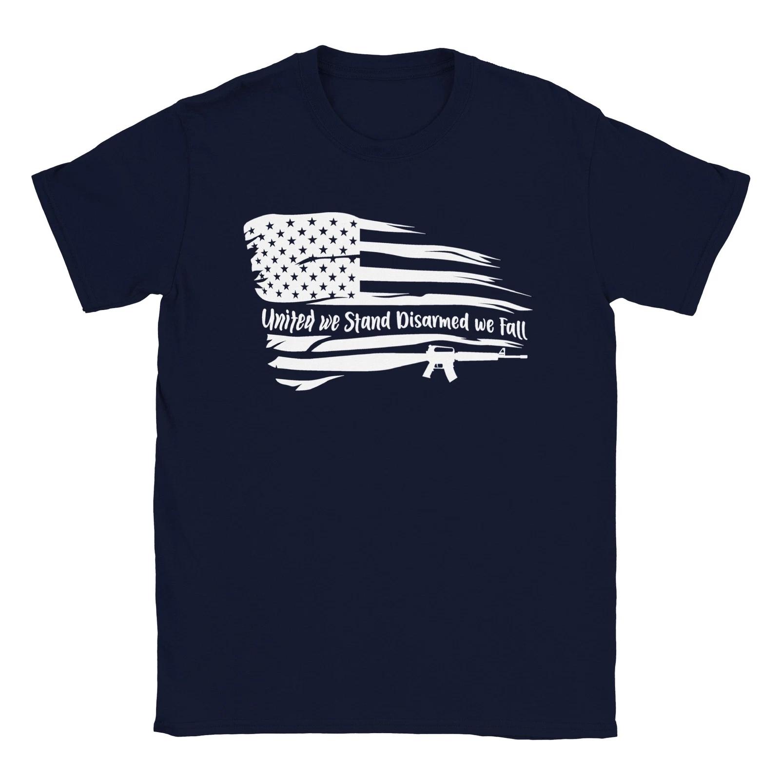 United We Stand - Disarmed We Fall - Classic Unisex Crewneck T-shirt XS