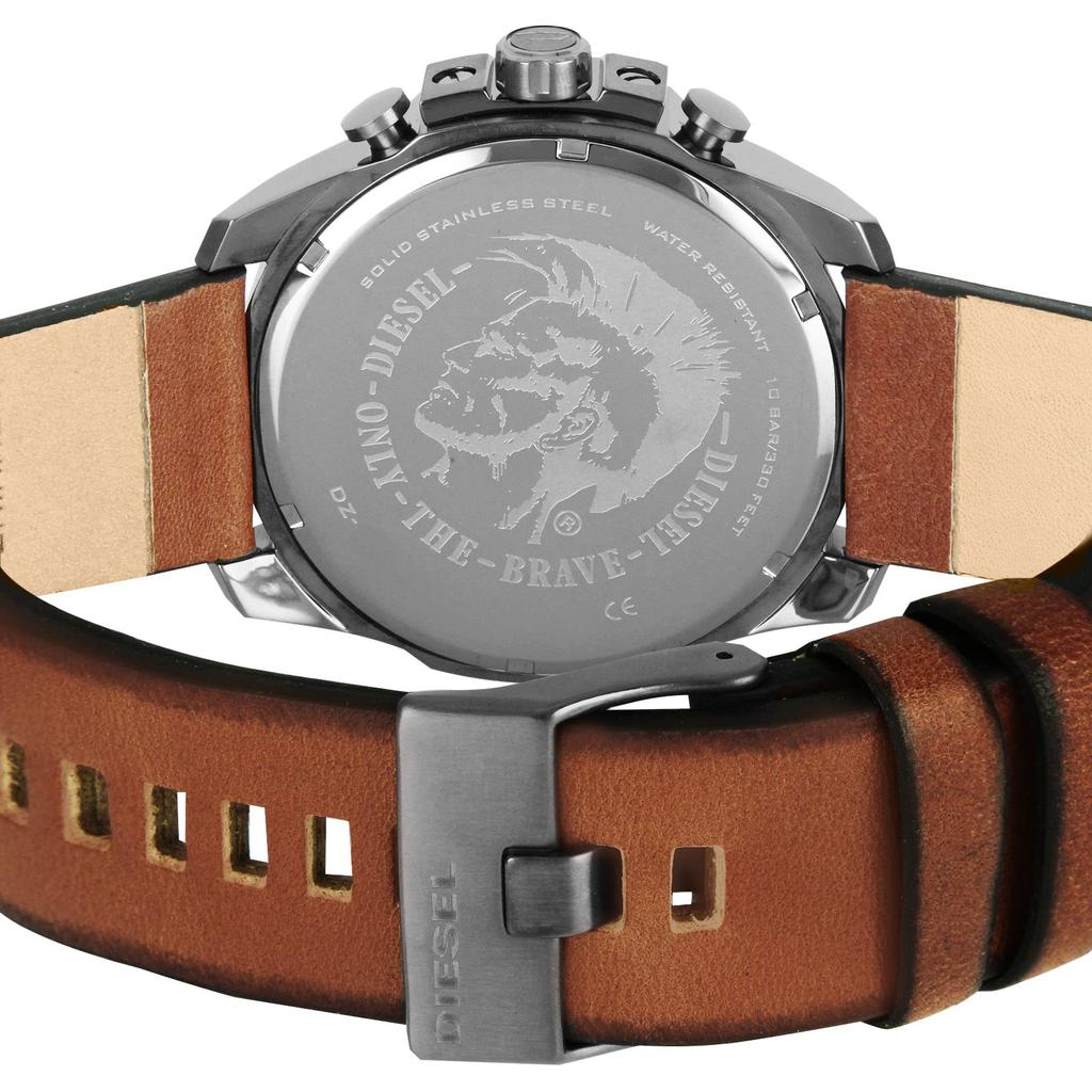 Diesel MEGACHIEF DZ4343 Men's Watch, Brown [Parallel Import]