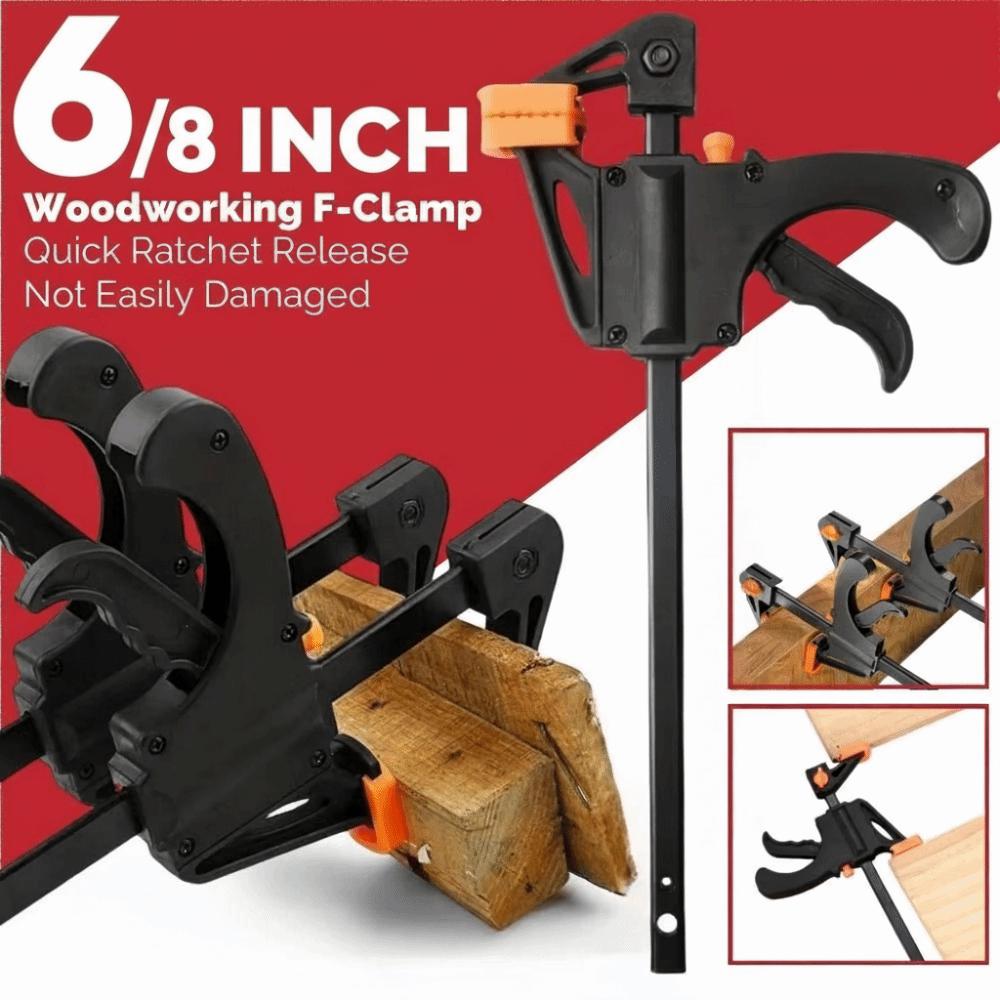 Speed Squeeze Woodworking Clamp Quick Ratchet Release Quick Clamp F Clamps Carpentry Work