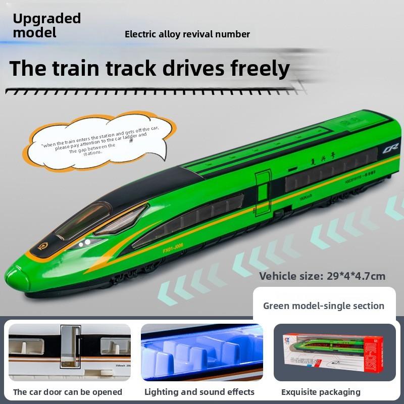 Legierung Hochgeschwindigkeits-Eisenbahnmodellzug mit Licht und Ton für Kinder