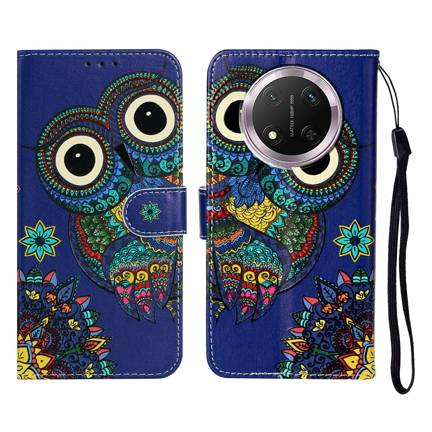 

Phone Case For Honor X9c 5G/Magic7 Lite 5G/X60 Pro 5G Pattern Leather Wallet Cover E