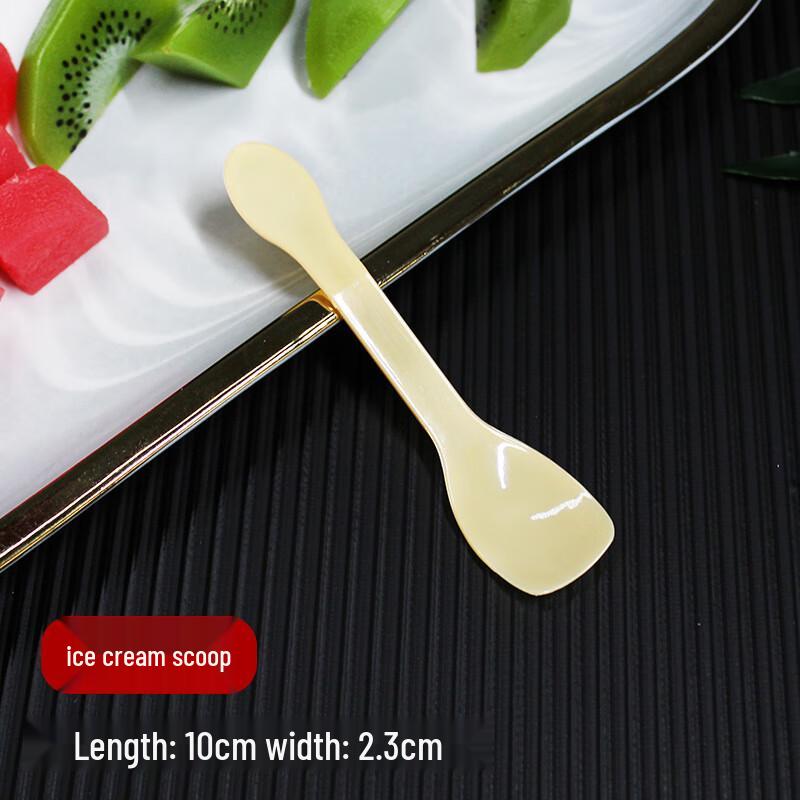DYMAYKI Disposable Plastic Tasting Spoons