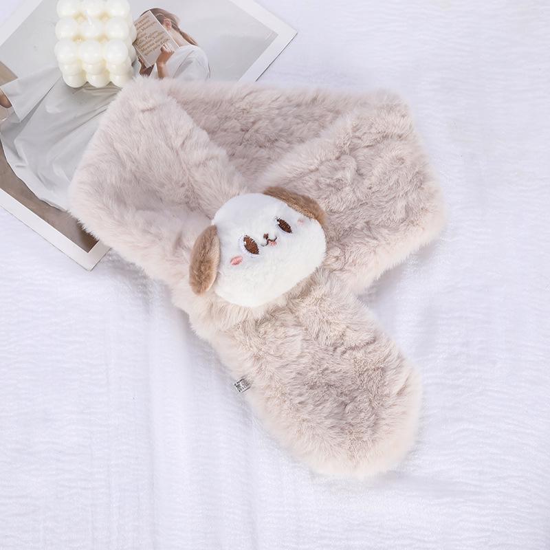 2025 Luxuriöser Japanischer Winterplüsch-Snood-Schal für Frauen und Schüler - Niedlicher & Verdickter Stil