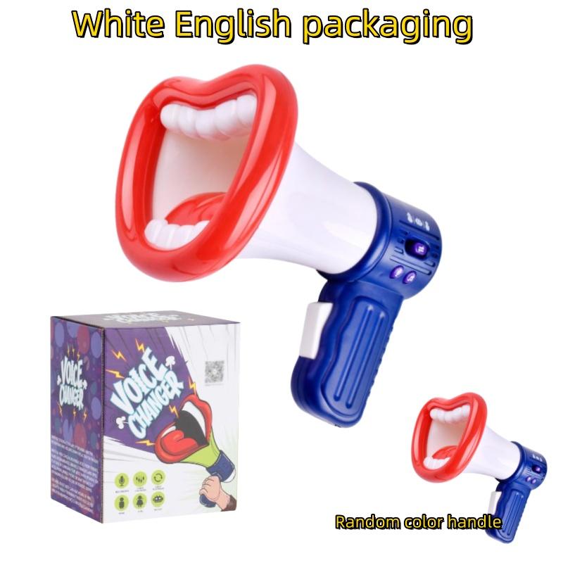 Funny Voice Changer, Big-mouthed Funny Loudspeaker Recording Toy, Speaker Handheld Microphone Voice Changer