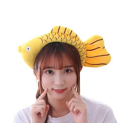 Taiyaki Fluffy Hair Photo Party Costume One Size Fits All Headband, Hairband, Ornament, Christmas, Halloween, Costume, Shoot, Supplies,