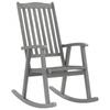 Day and Night - Day and Night Solid Gray Acacia Wood Rocking Chair
