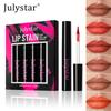 6-Color Peel-off Lip Gloss Set, Long-lasting, Highly Pigmented, And Easy To Apply.