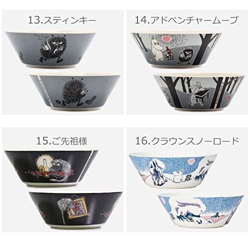 Arabia Moomin Collection Bowl, Snorkmaiden, Lilac, 1052345 [Parallel Import]