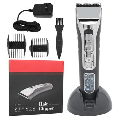 Herren Haarschneider LED Elektrisch Wiederaufladbar Haartrimmer Haarschneider für Salon