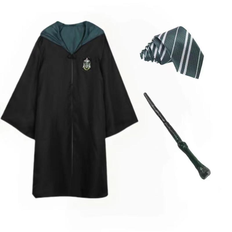 Harry Potter Cosplay Kostüm Magier Robe Kleidung Zubehör Erwachsene Kinder Schuluniform Halloween Umhang