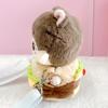 [Plush Bag][Plush Clothes] Stuffed Animal Kigurumi [Hamburger] with Shoulder Strap for 10-15cm Plush Toys [Product]