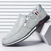 Stoffschuhe Herren atmungsaktive Freizeitschuhe Slipper Canvas Leinen Schuhe Herrenschuhe