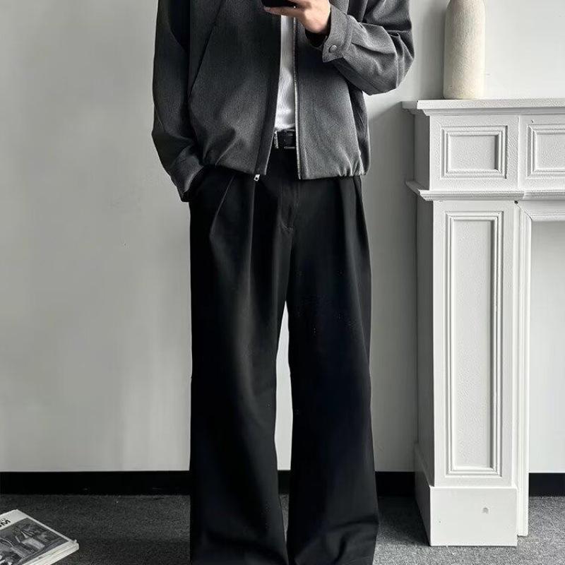 Herren Retro Japanische Yamamoto-Stil Jacke: Vintage, Used-Look, Lässiger Reversmantel für Frühling und Herbst.