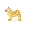 Samoyed 22ct Gold Plated British Art Dog Figure Collection