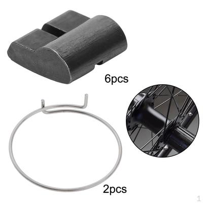 8pcs Bike Steel Cassette Driver Pawl Spring Cycle Hub Ring Set