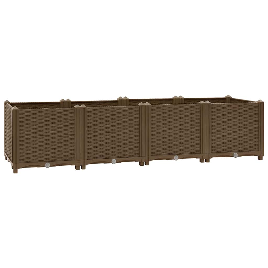 Raised Garden Bed 160 x 40 x 38 cm Polypropylene