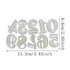 Number Embossing Cutting Dies Numbers Embossing Cutting Dies Templates for Birthday Card Making DIY Scrapbooking Craft