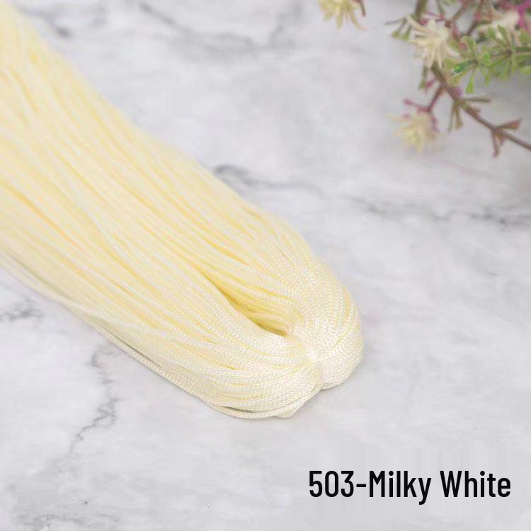 1mm Fine Ice Silk Crochet & Knitting Thread – Ideal for DIY Bags, Sandals, or Summer Hats