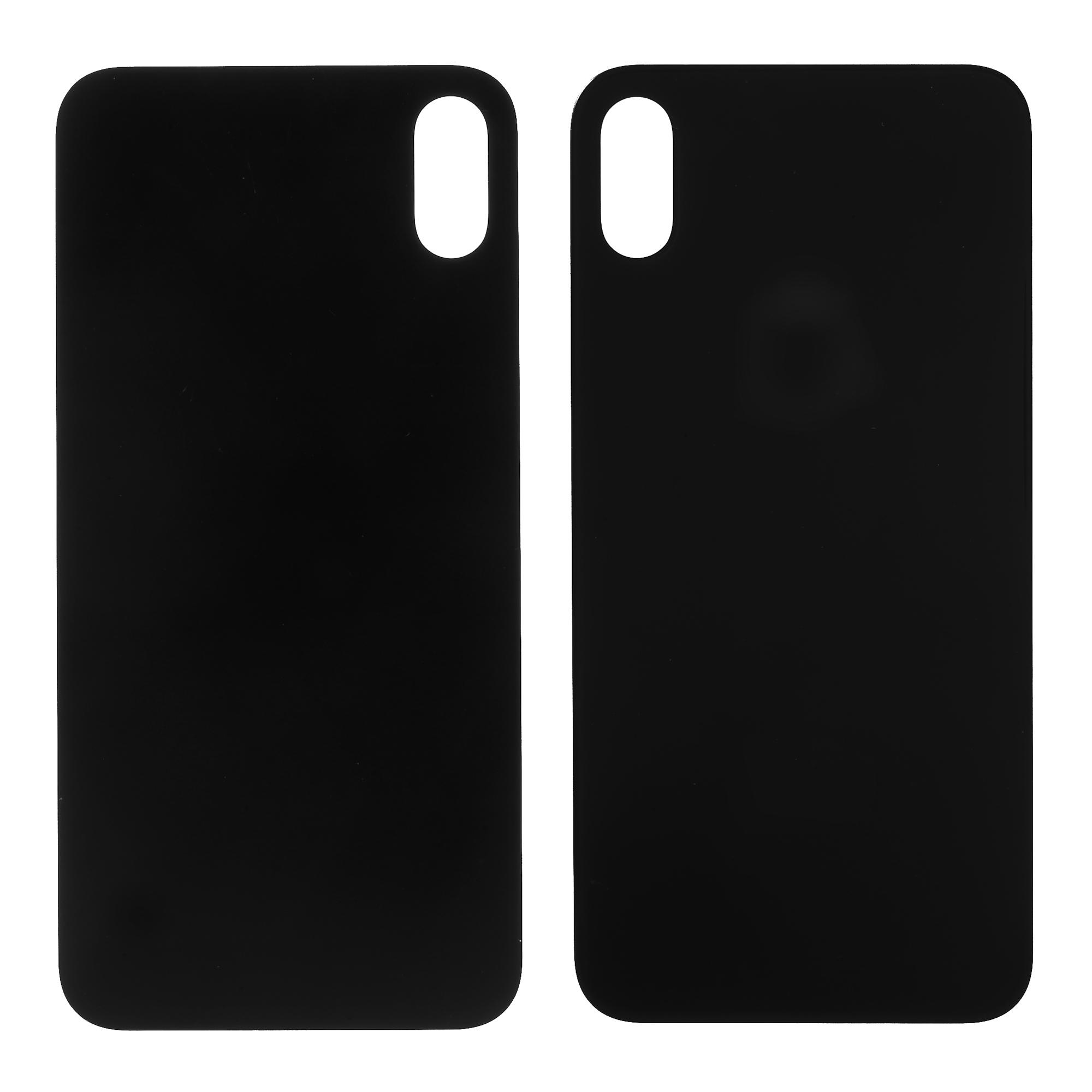 

Quality Back Battery Housing Cover Replacement (without Logo) for iPhone X (Big Hole) Black