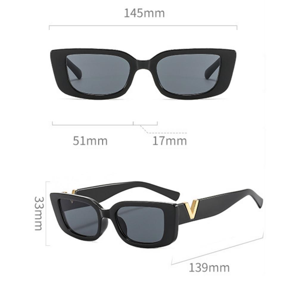 Fashion Cat Eye Sunglasses Luxury V Sun Glasses For Ladies Classic Rectangle Driving Eyewear Uv400