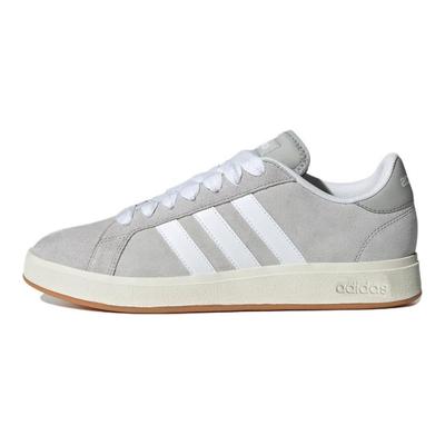 Grand Court Base 00s Šedé Bílé Gumové Unisex Tenisky Šedá-Dva Cloud-White IH6185
