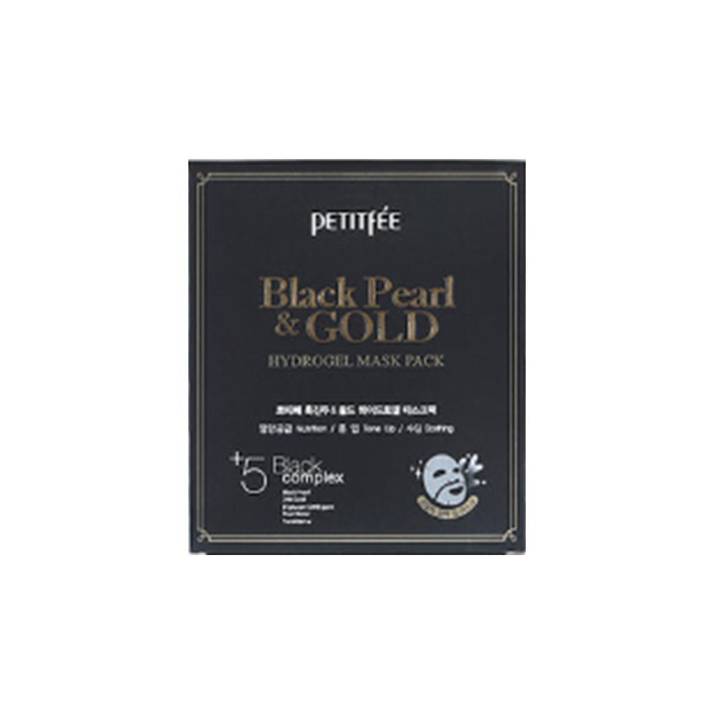 Petitfee Black Pearl & Gold Hydrogel-Maskenpackung (3 Optionen)