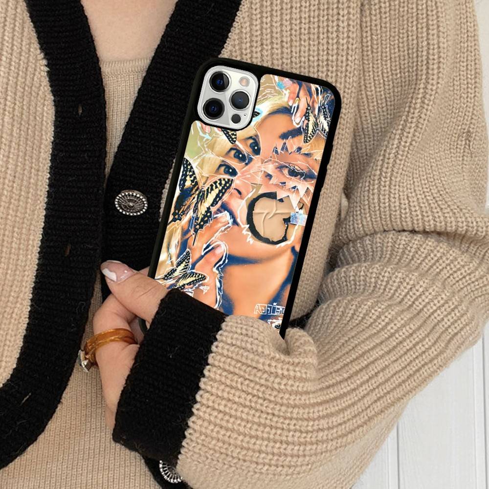 

A-Addison Rae PC+TPU Protective Phone Case For IPhone 17 16 Pro Max 15 Plus 14 13 12 11 Cover iPhone 15 pro