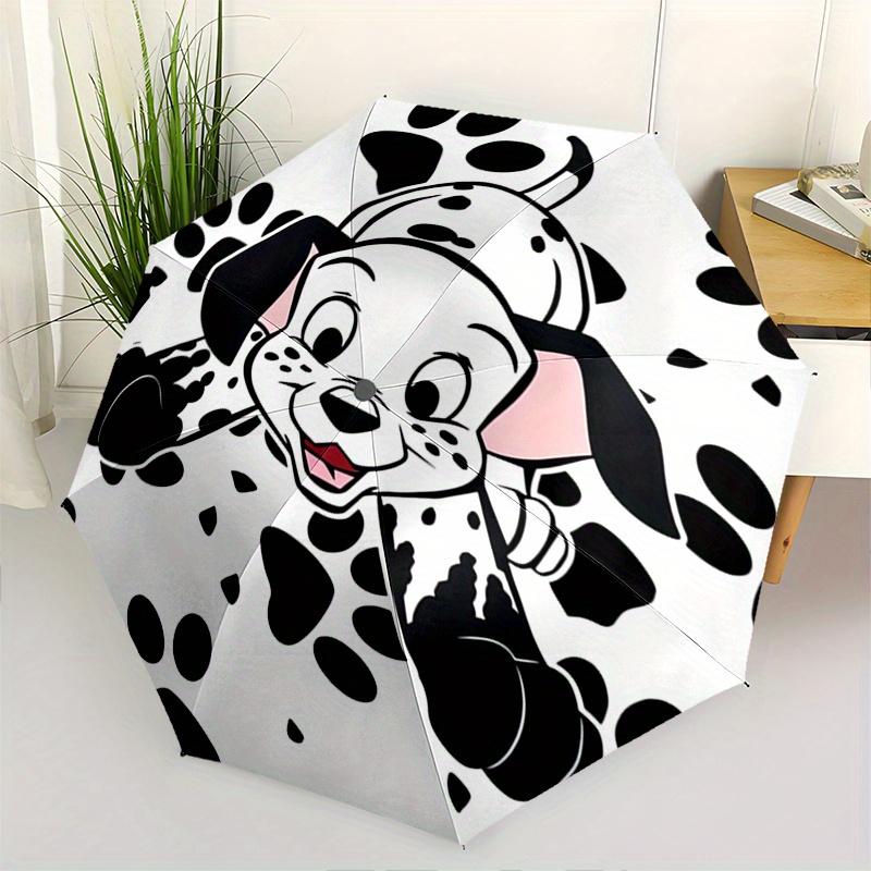

Disney Dalmatian,Paws Automatic Opening and Closing Umbrella - Suitable for all occasion and business umbrella, unisex portable tri-fold sma