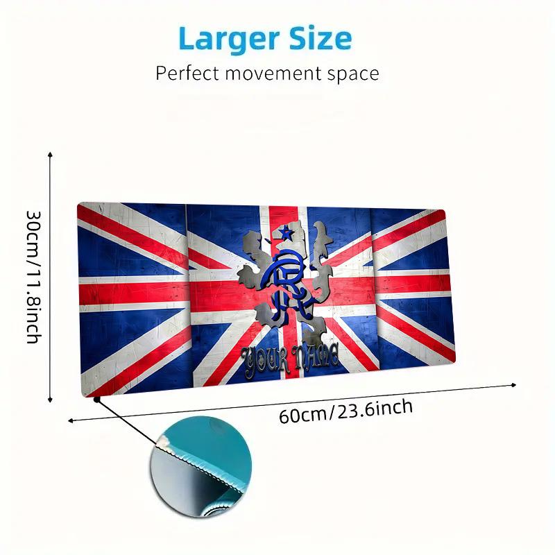 Rangers Abzeichen Benutzerdefinierter Name Große Größe Mauspads Große Gaming-Tischauflage Rutschfest Laptop Tablet Großes Mauspads XXL Matte Mini-PC Spielmatte Mit Verriegeltem Rand