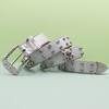 European Style Punk Skull Belt with Rhinestones - Unisex Rock Fashion Accessory